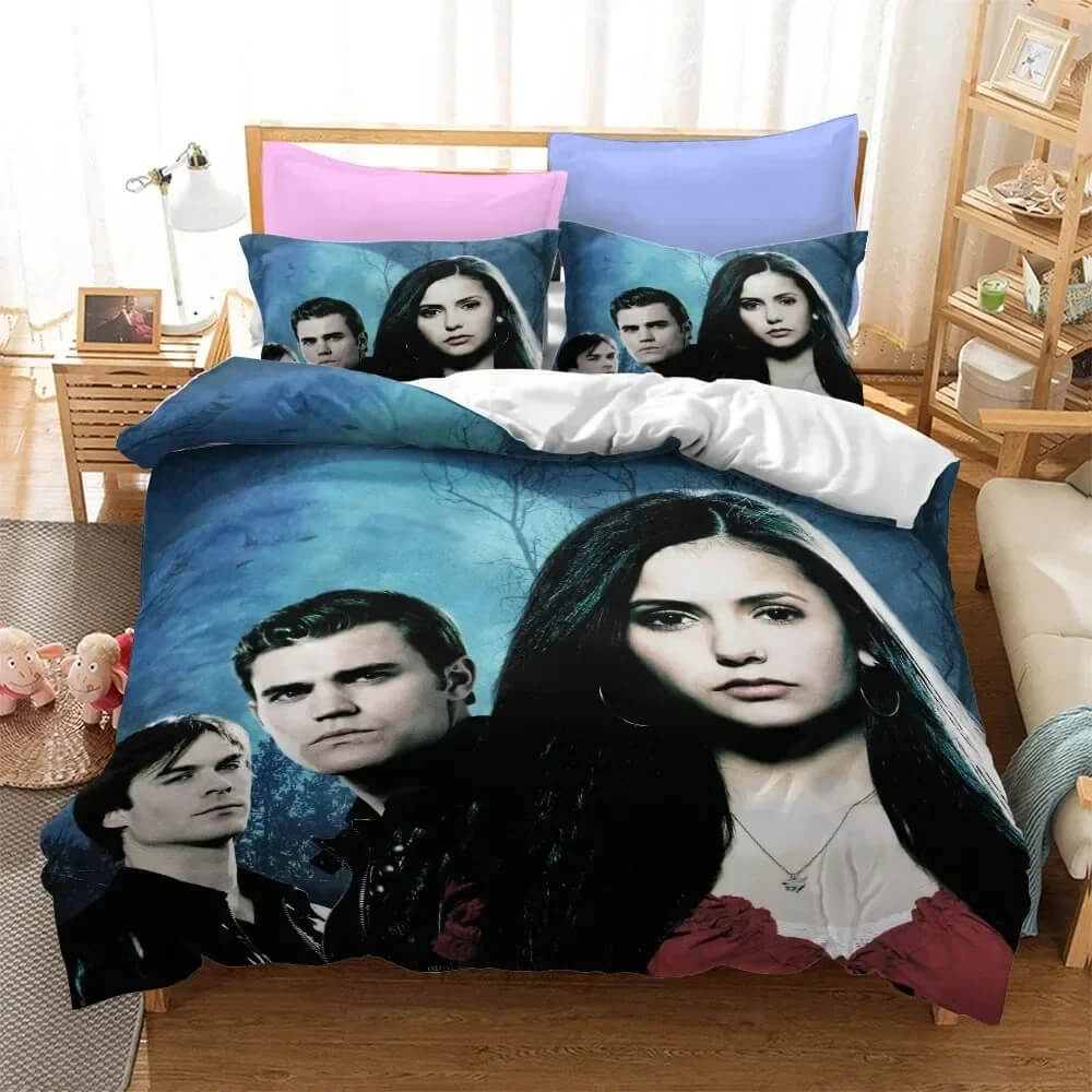 vampire bedding vibrant print