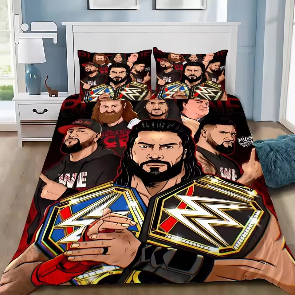 WWE fan bedroom