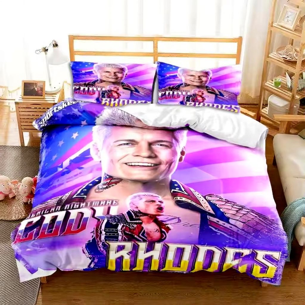 WWE themed bedding