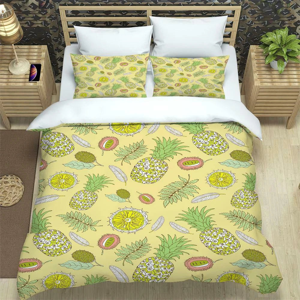 summer fruit bedding set