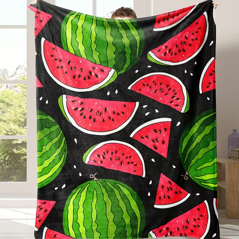 watermelon blanket for sofa and bedroom decor