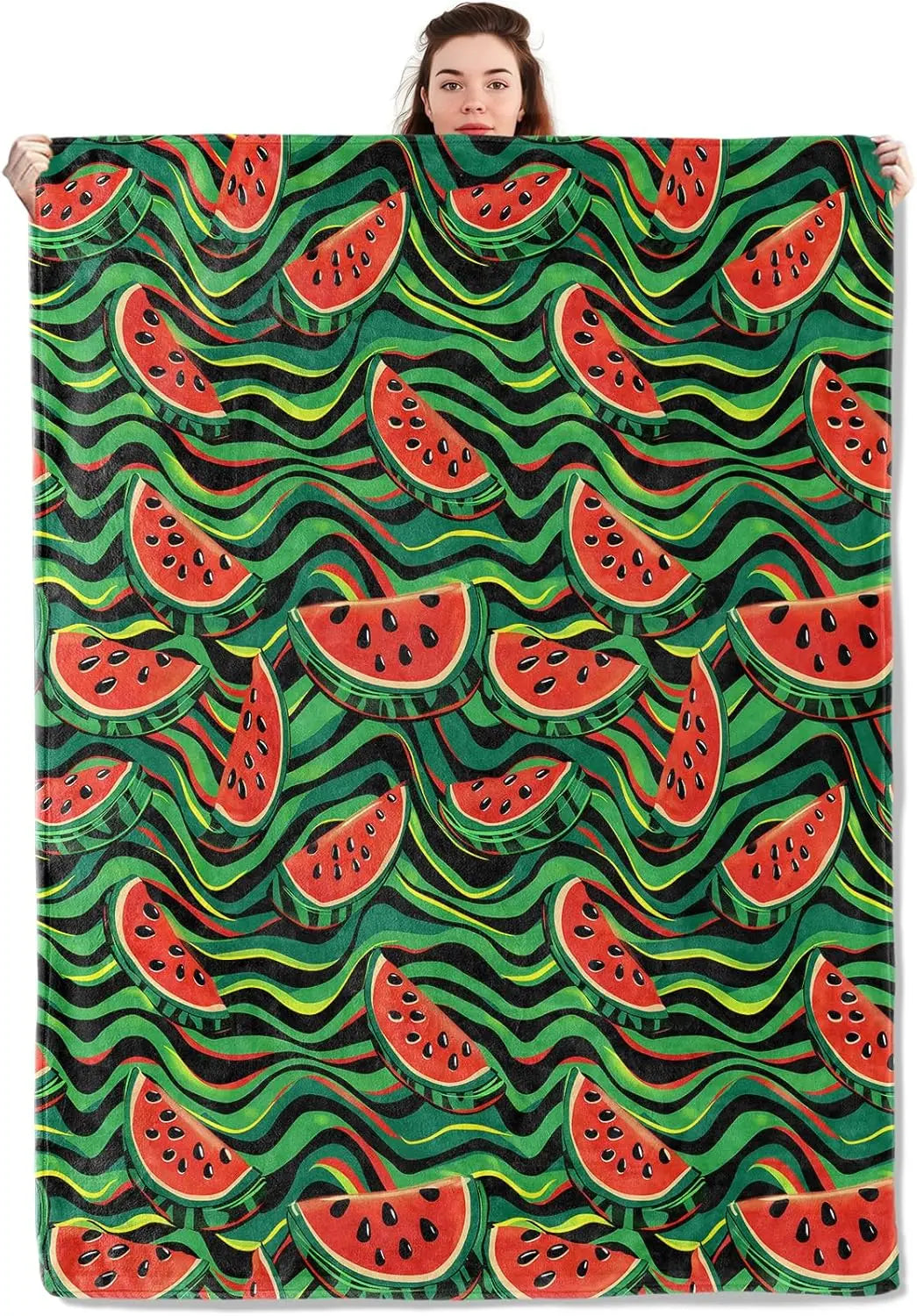watermelon blanket for summer home decor