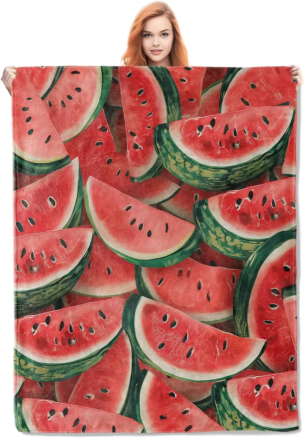 colorful fruit blanket for bedroom styling