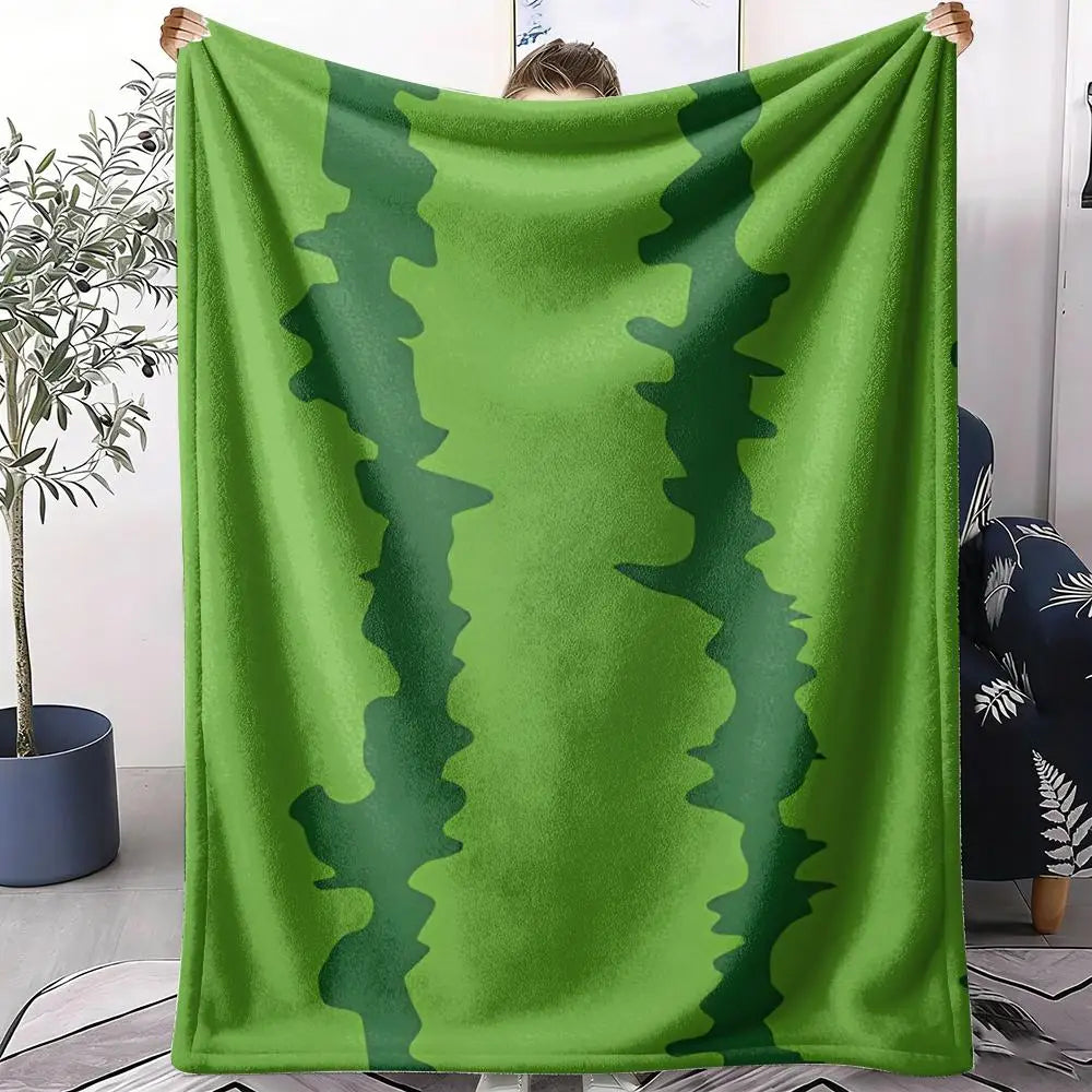 watermelon themed blanket HD print design