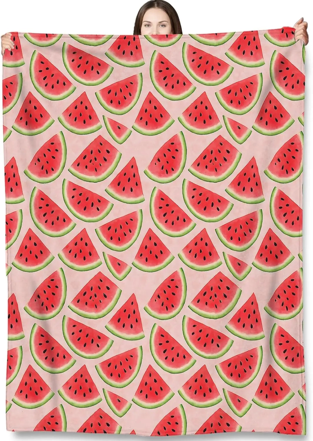 watermelon couch blanket colorful design for fruit lovers gift