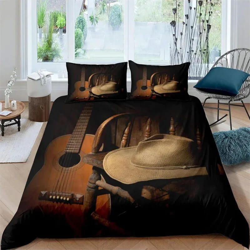 Western cowboy duvet cover set