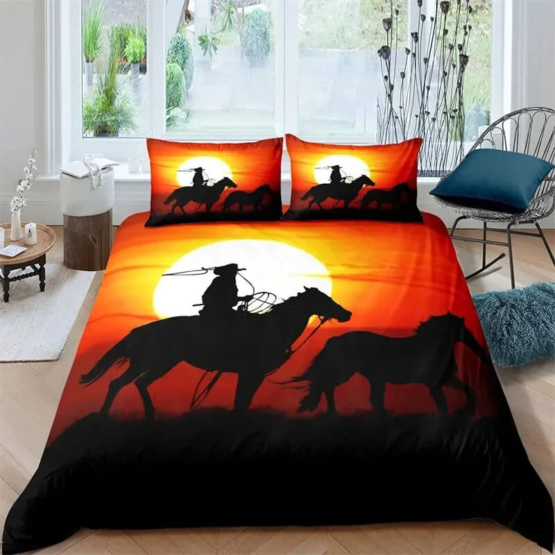 Horse western bedding cozy comfort