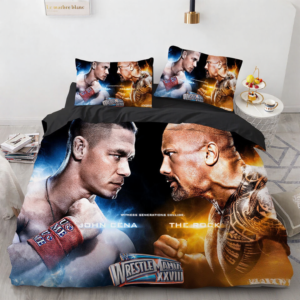 Wrestling duvet cover set