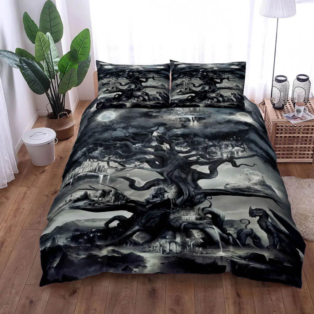 Yggdrasil bedding gothic bedroom decor