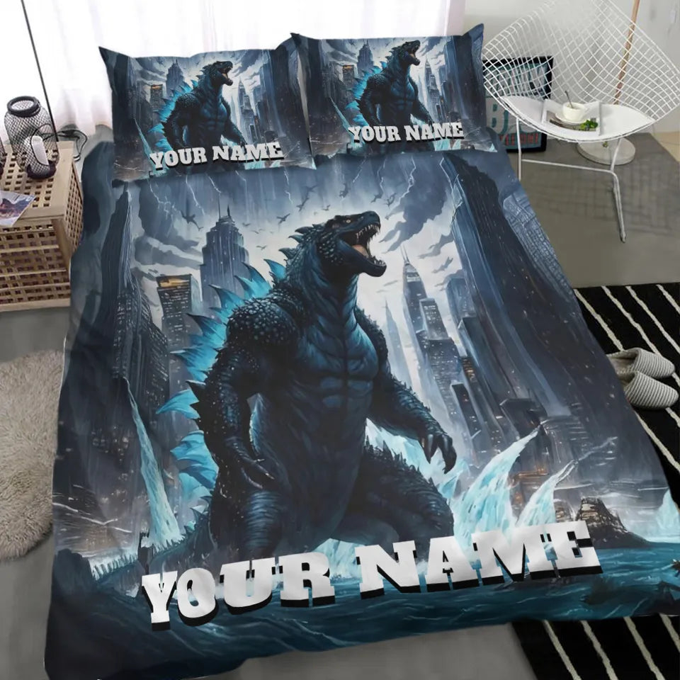 boys quilt cover with name