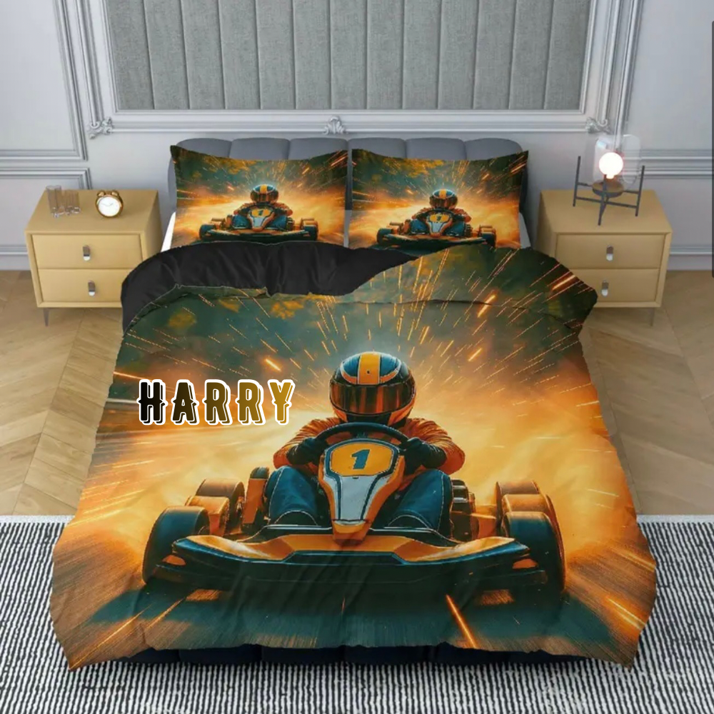 boys racing bedroom decor