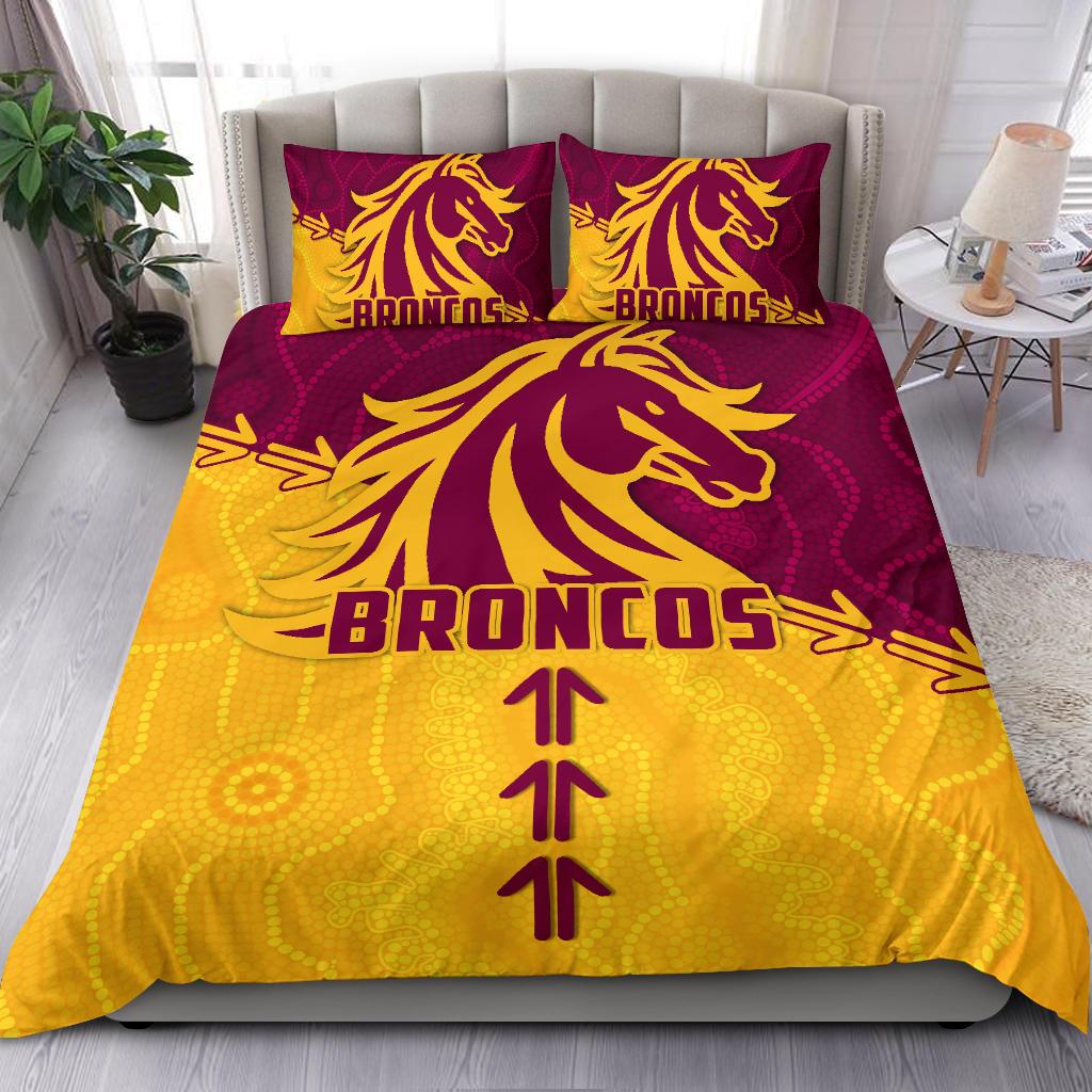 Brisbane Broncos NRL doona cover bedding set