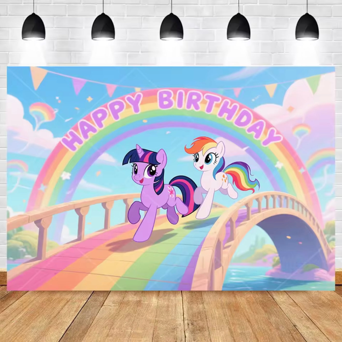 colorful birthday banner