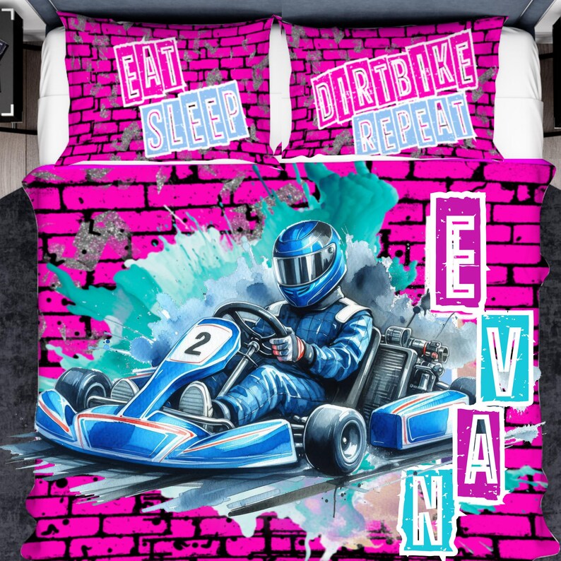 custom go kart bedding