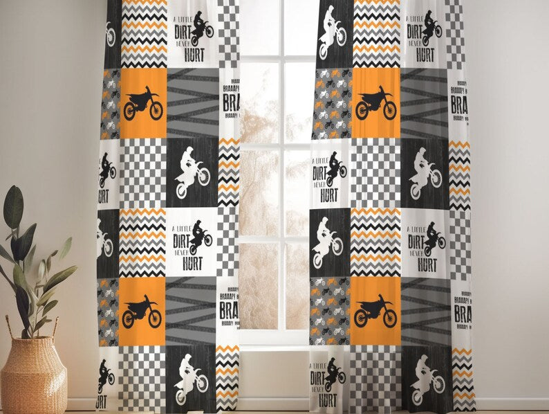 dirt bike curtains
