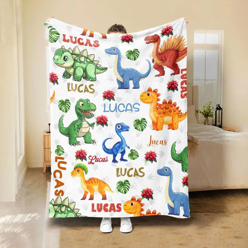 girls personalised blanket