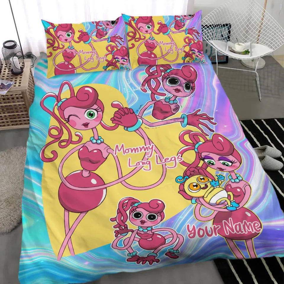 girls personalised quilt cover