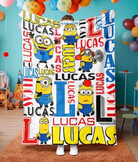 kids name blanket