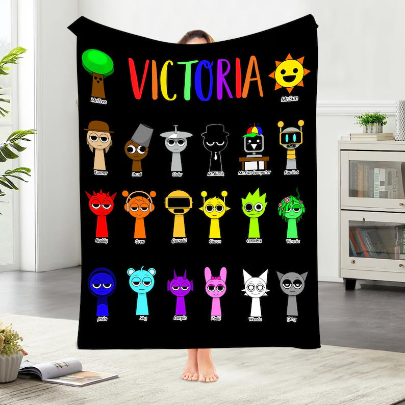 kids personalized blanket