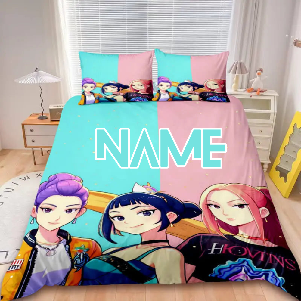 kpop demon hunters Boys & girls bedding