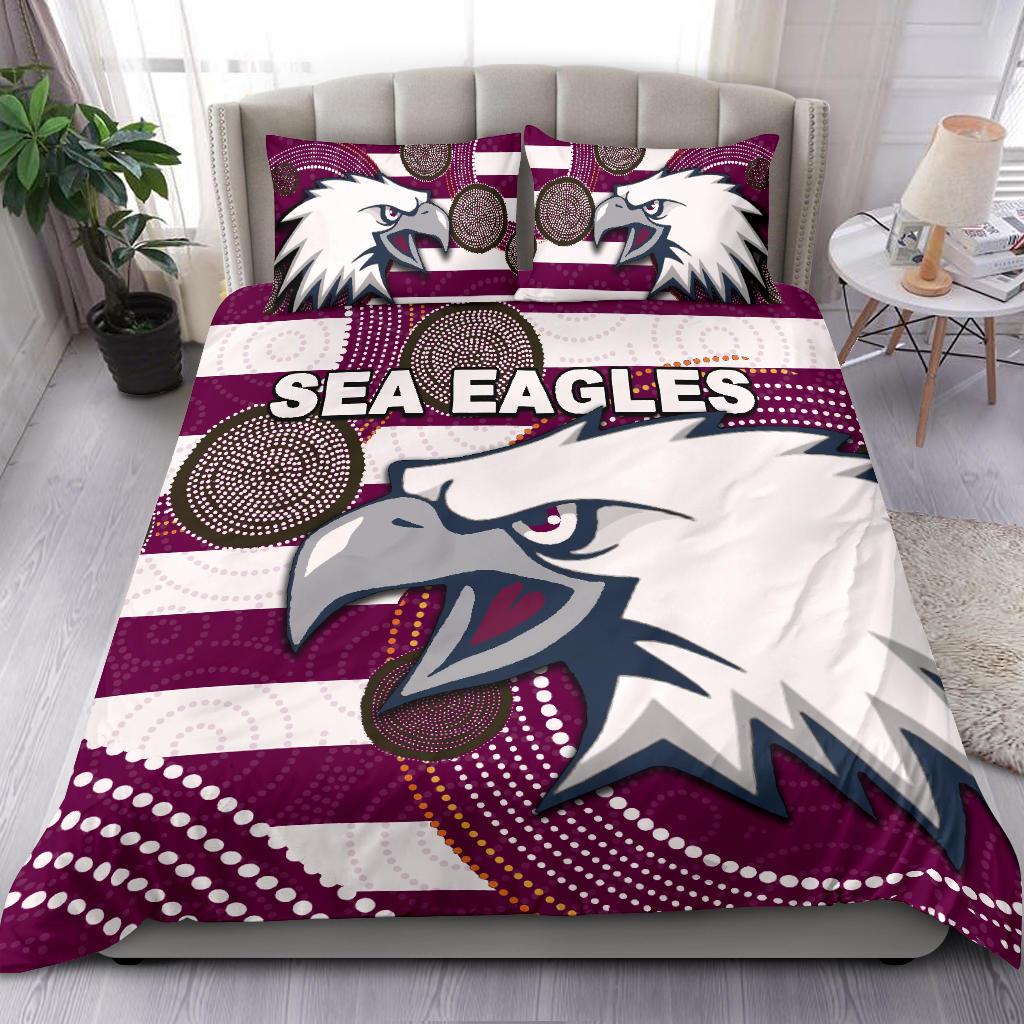 Manly Sea Eagles rugby league doona cover set