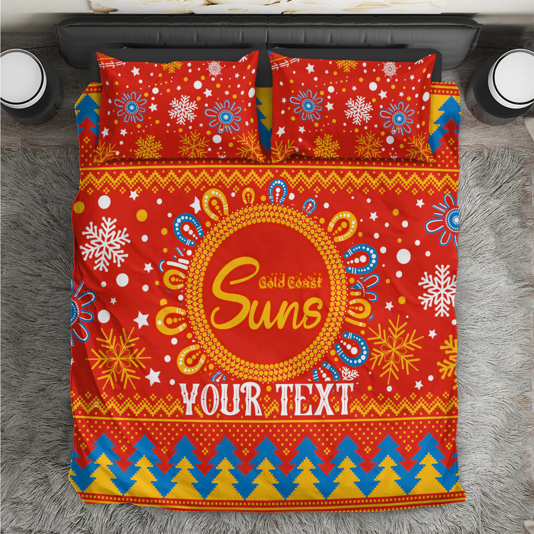 Personalized Gold Coast SUNS quilt cover doona cover bedding set Australia