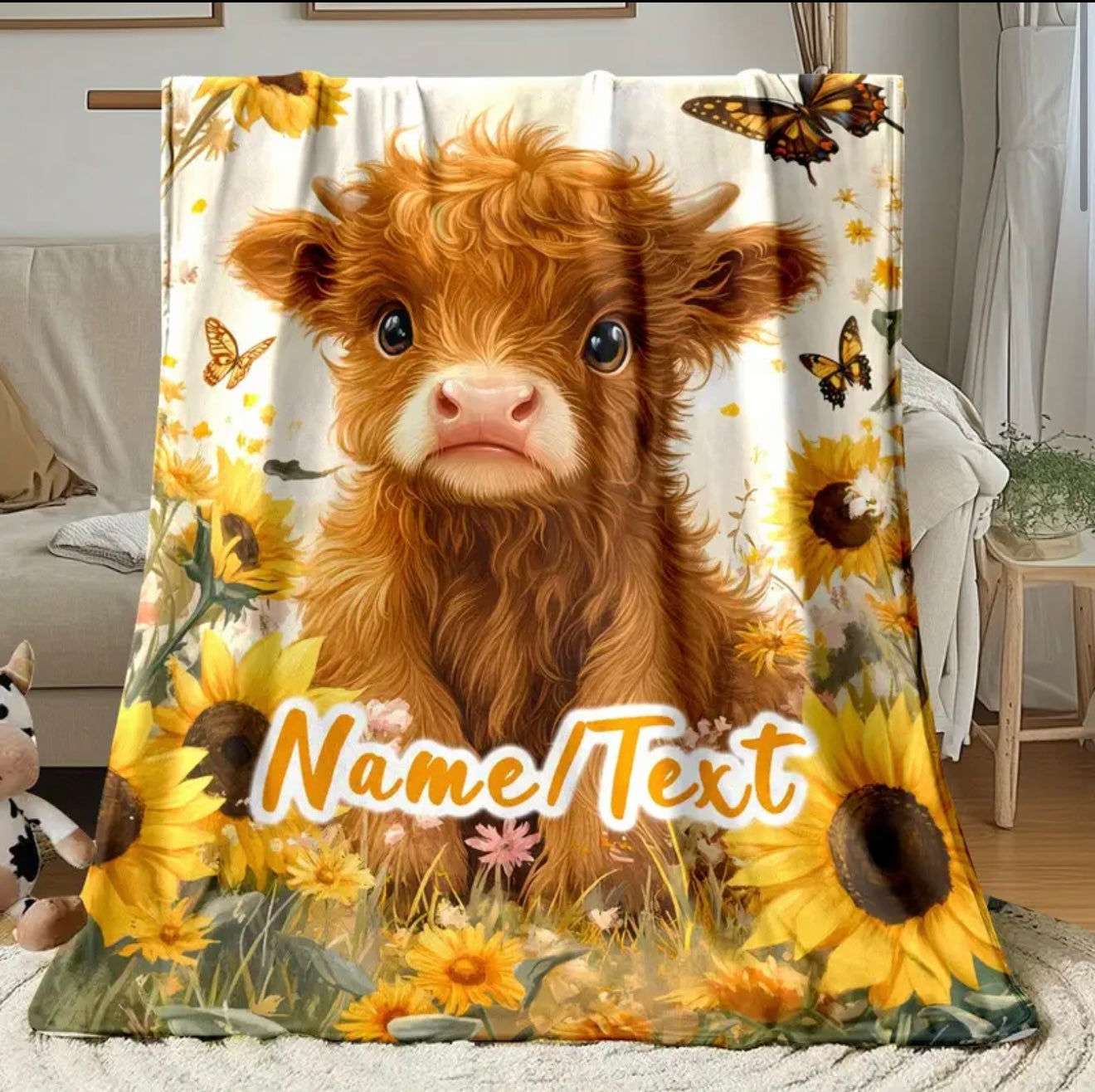 rustic country home blanket