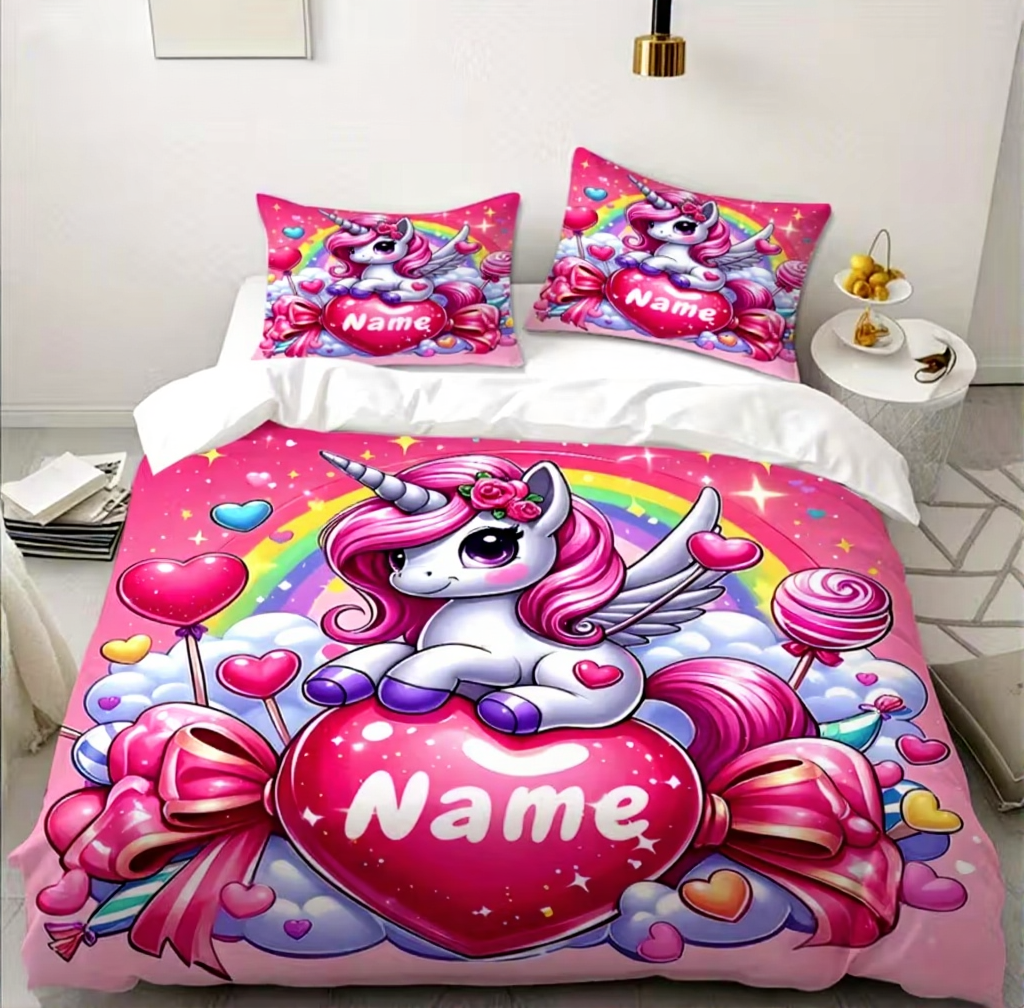 unicorn Fun kids duvet set