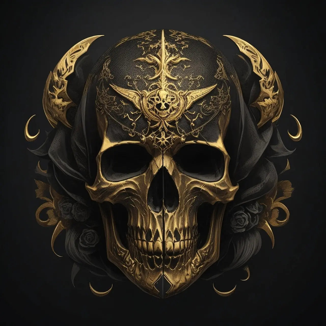 skull duvet cover