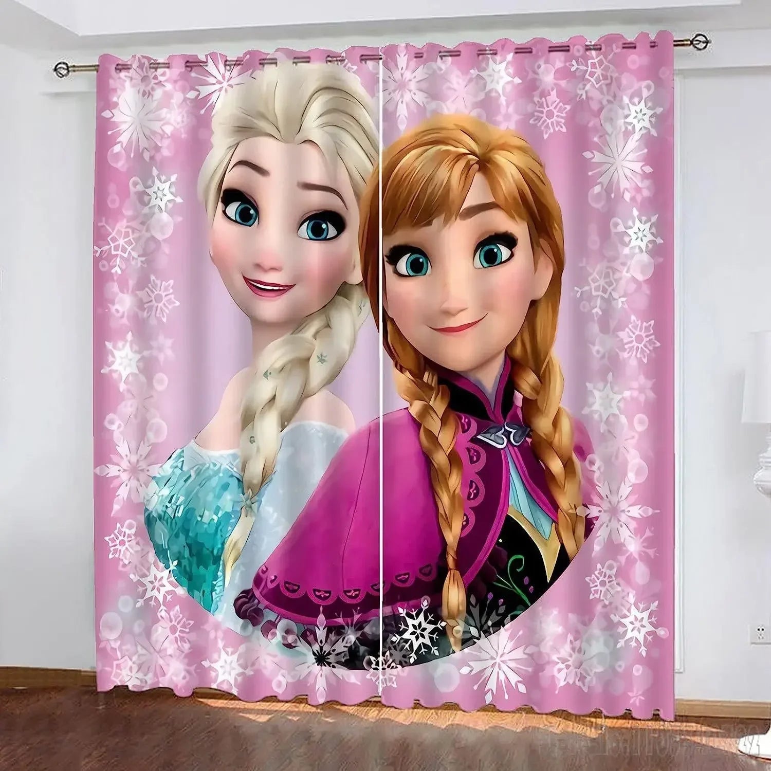 Cartoon window curtains blackout drapes 