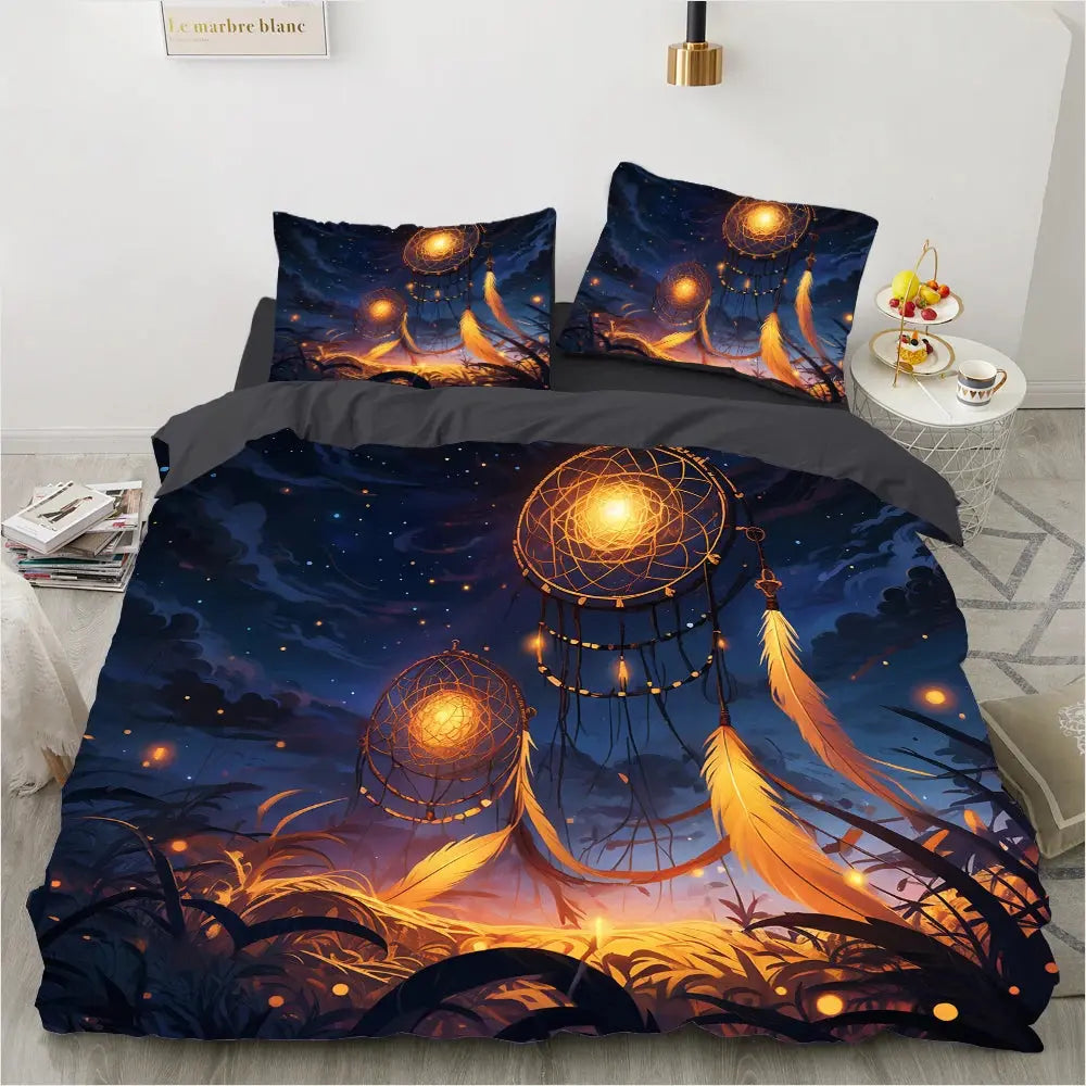 Dreamcatcher Doona Covers Quilt Covers Duvet Cover Bedding Set - Zirconic