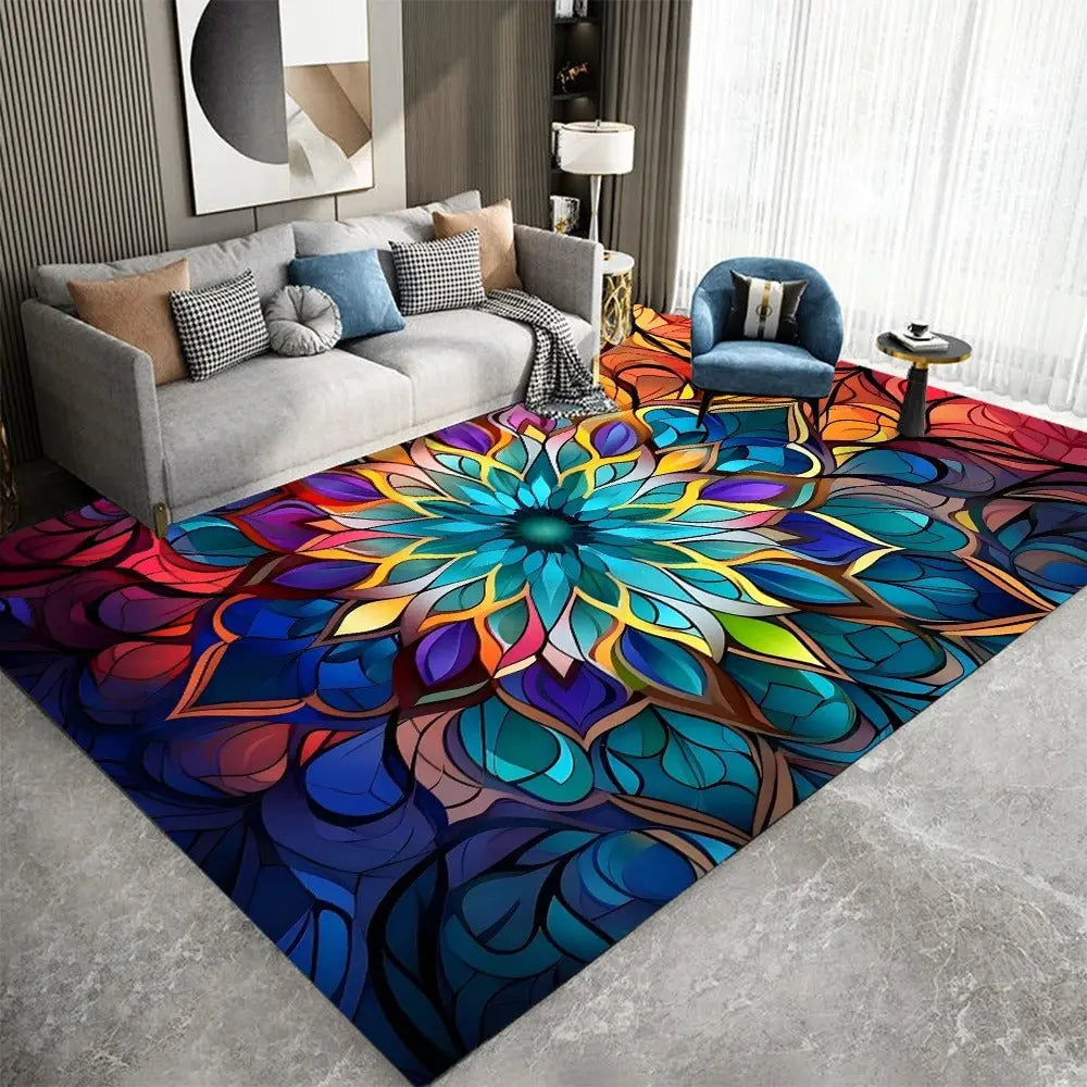 Bohemian, tribal, and minimalist rugs for bedroom, hallway, and living room décor – woven area mats and floor textiles for peaceful, aesthetic homes carpet