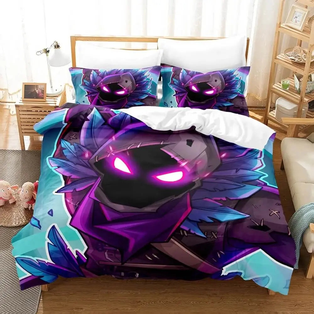 Gamer anime doona cover – Customizable bedding with retro & modern game characters. Ultra-soft fabric for all-night gaming sessions. Shop at Zirconic!