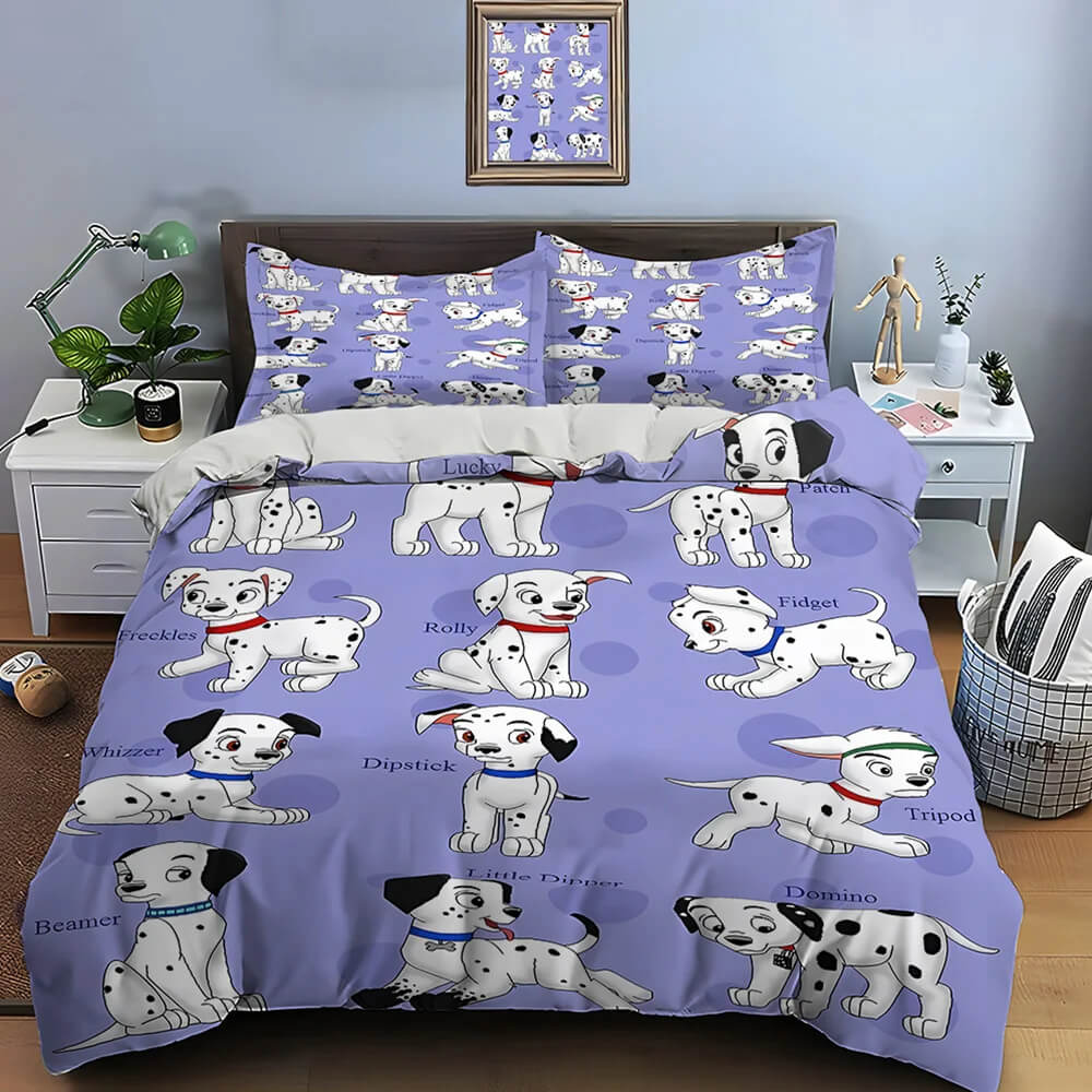 Cozy and stylish 101 Dalmatians duvet cover set Disney