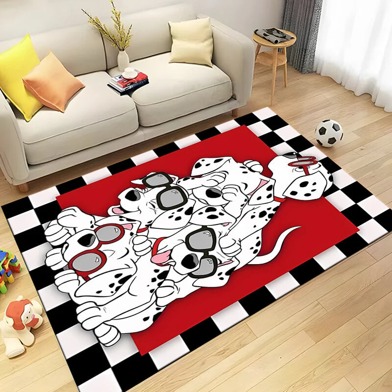 Disney dog Spotty print area rug for nursery