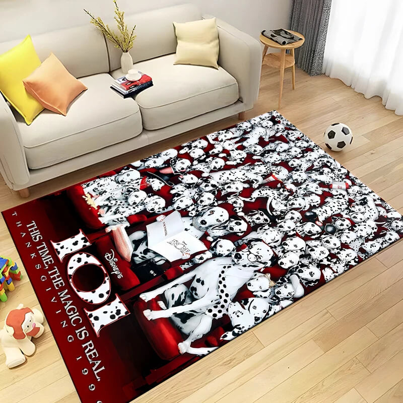 Soft and cozy 101 Dalmatians rug for home