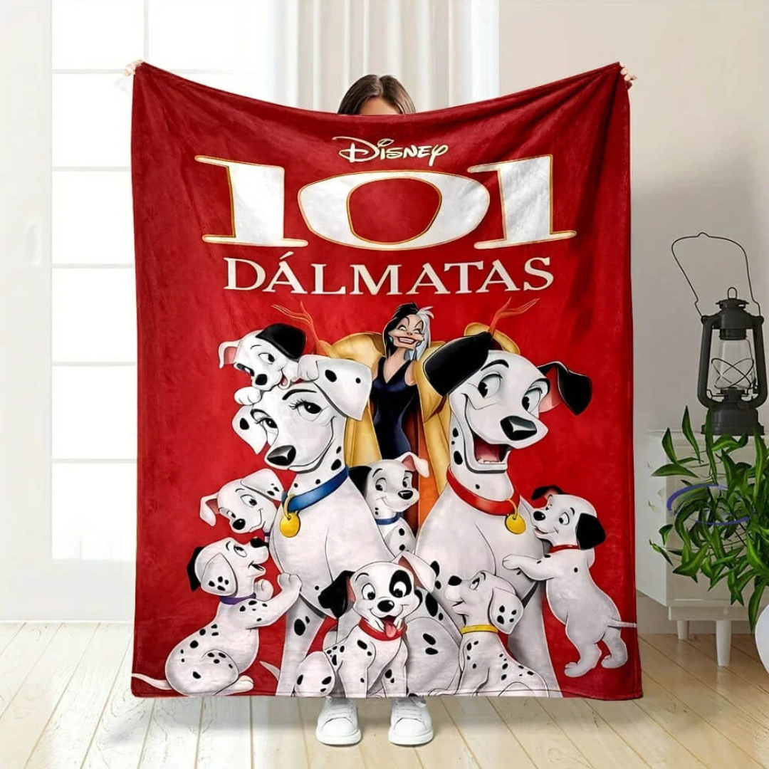 Disney 101 Dalmatians Throw Blanket for sofa and bed