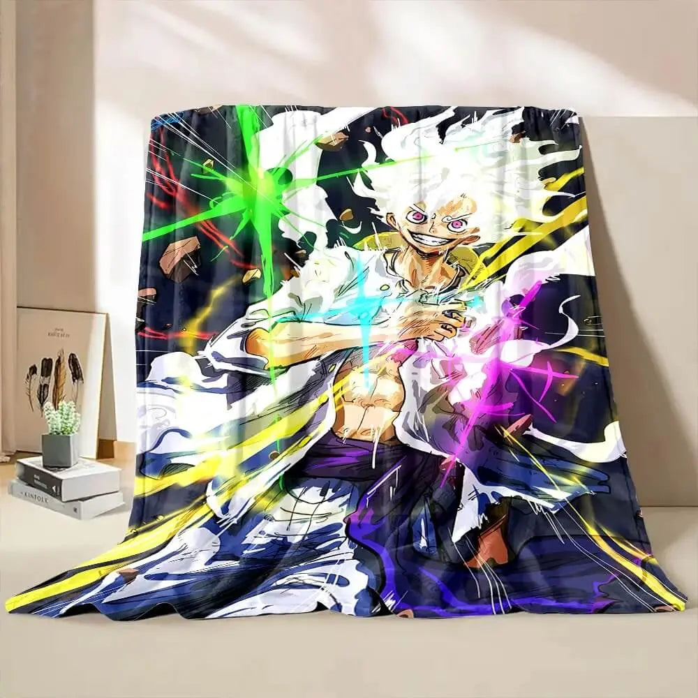 3D Anime One Piece Luffy Throw Blanket