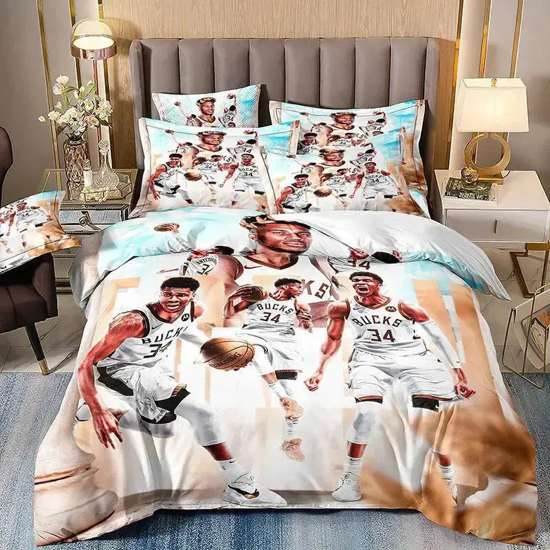Jude Bellingham-themed duvet cover and bedding set featuring the football star in action, perfect for soccer fans and stylish bedroom decor