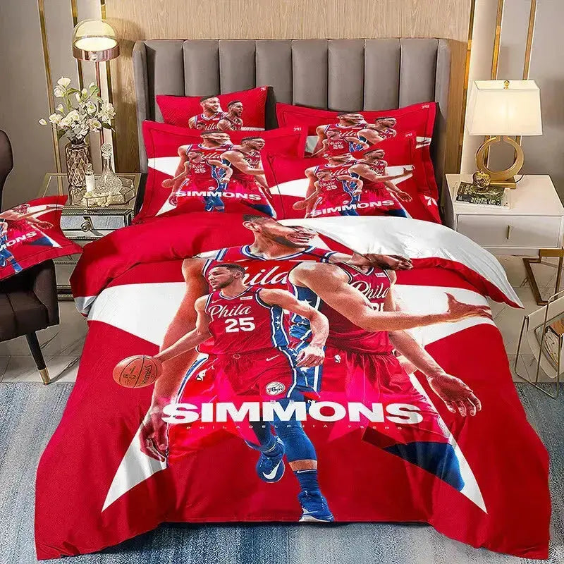 3D Basketball Champion Comforter Set Zirconic