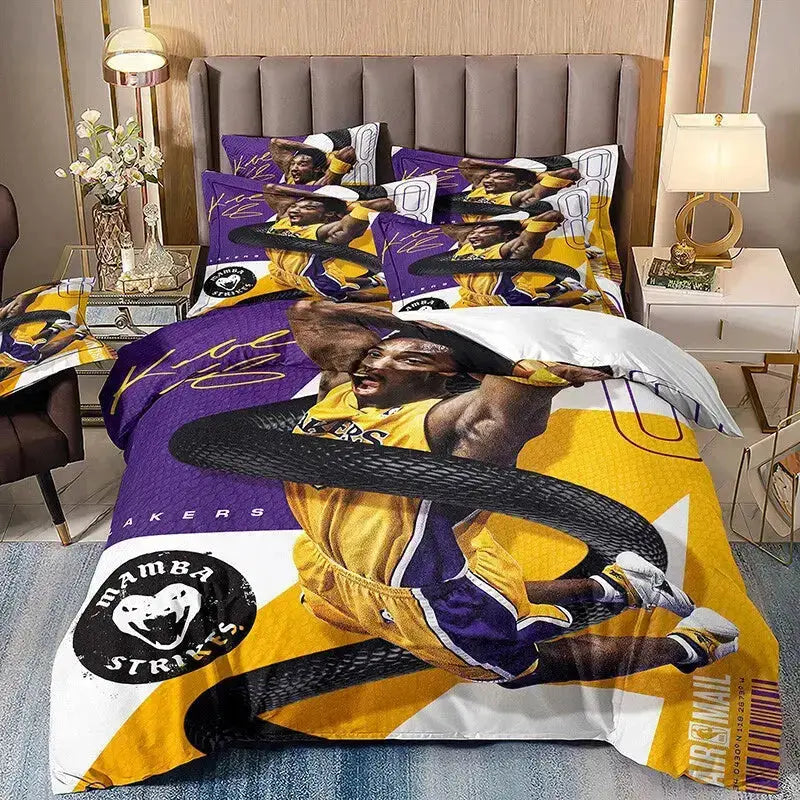 3D Basketball Champion Comforter Set Zirconic