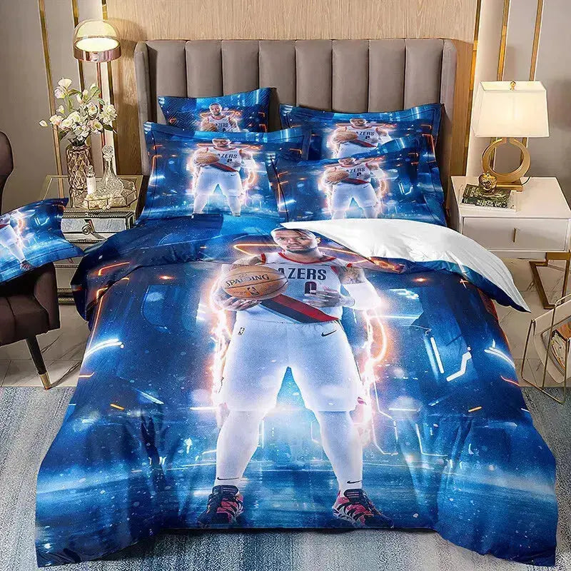 3D Basketball Champion Comforter Set Zirconic