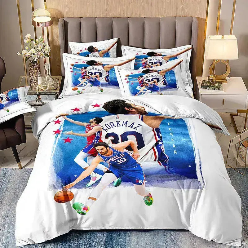3D Basketball Champion Comforter Set Zirconic