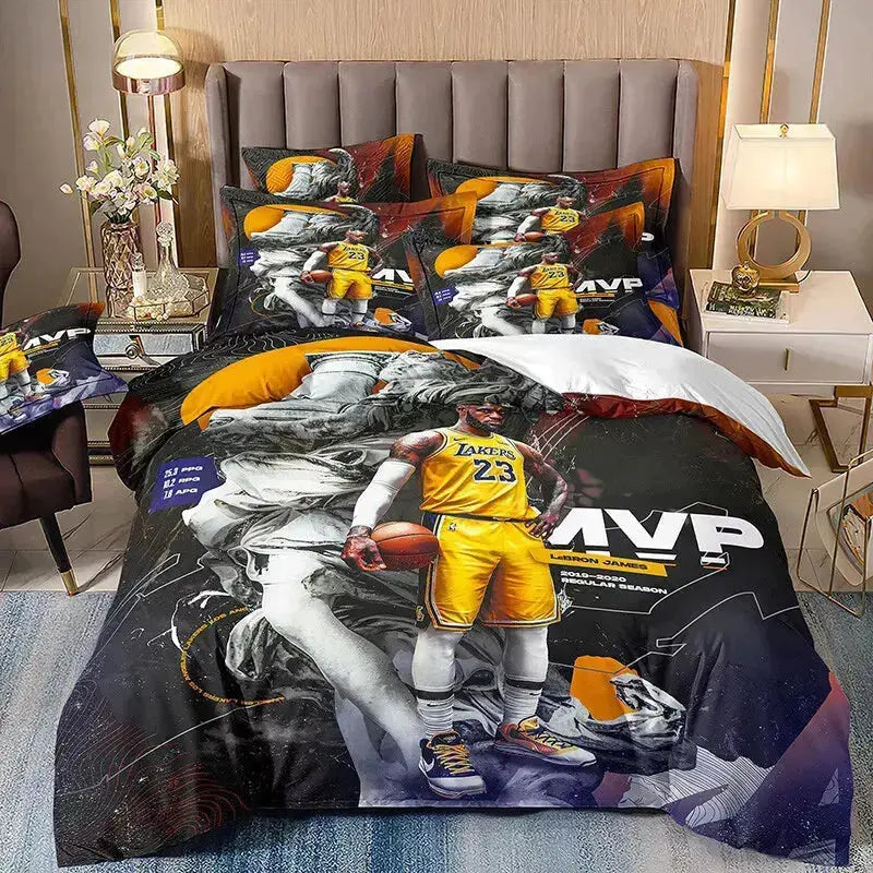 3D Basketball Champion Comforter Set Zirconic