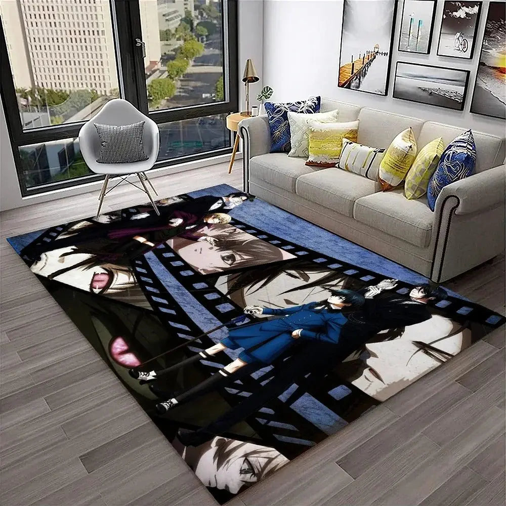 Anime Black Butler bedroom decor floor carpet for fans