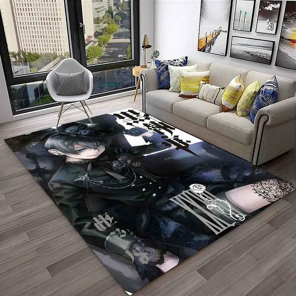 Stylish Black Butler carpet for anime-themed home furnishing