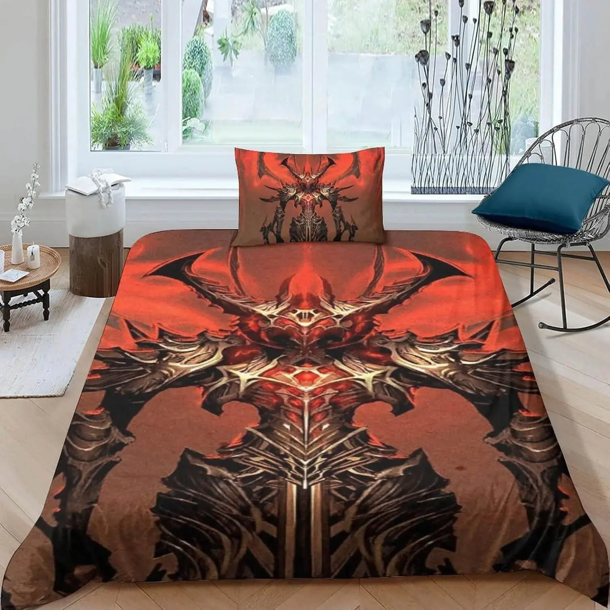 3D Diablo Game Quilt Cover