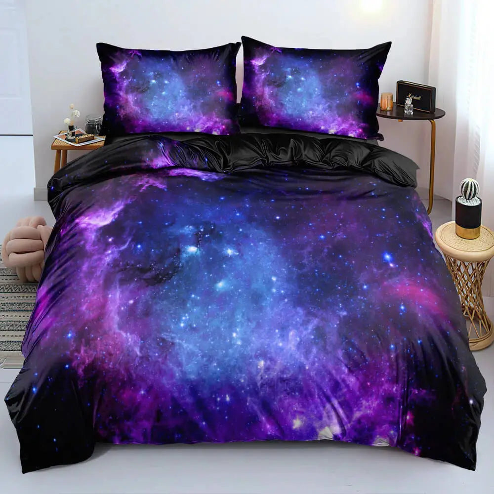 3D Galaxy Duvet Cover