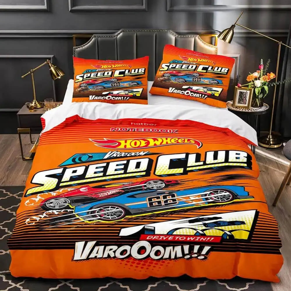 3D Hot Wheels Monster Jam Truck Duvet Cover Zirconic