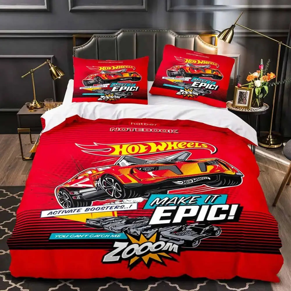 3D Hot Wheels Monster Jam Truck Kids Doona Cover Zirconic